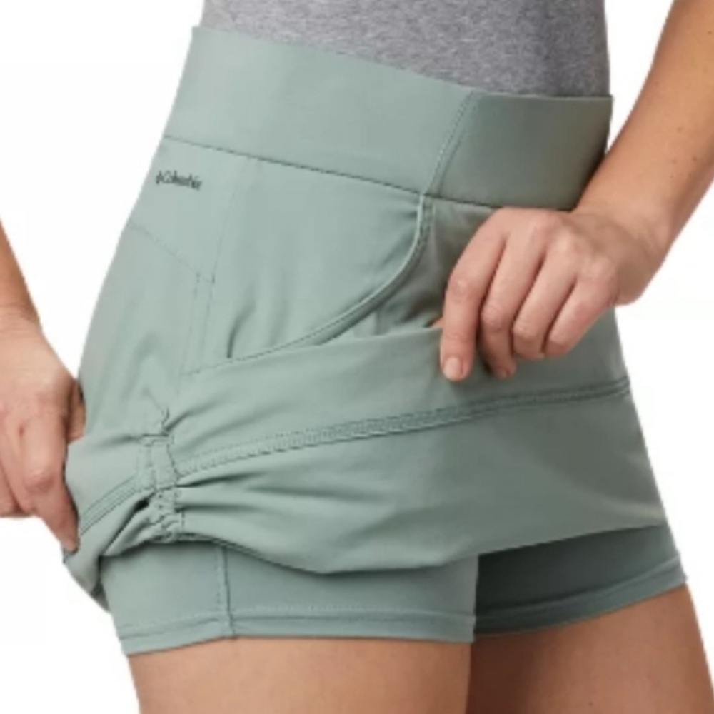 Columbia Anytime Casual Skort skirt for women color mint size xl